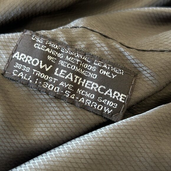 Remy Women’s Dark Brown Lambskin Leather Double Collar Jacket Size Medium - Picture 3 of 8